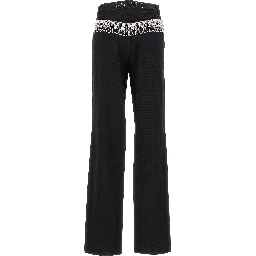 Black Cotton High-Waisted Jean