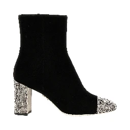 Black Leather Ankle Boots