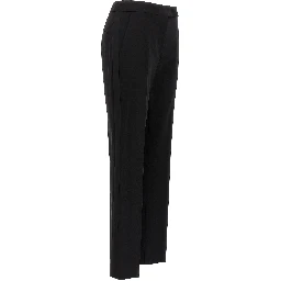 Black Virgin Wool Dress Pants