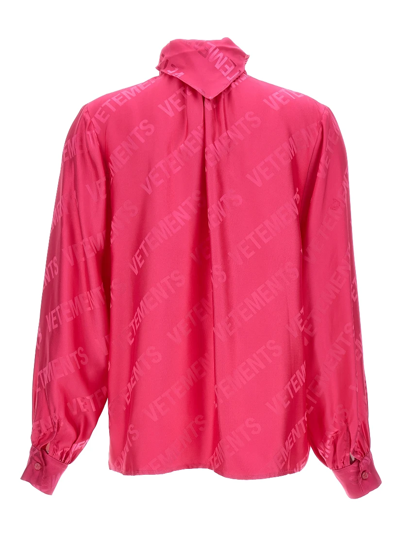 Fuchsia Viscose Blouse