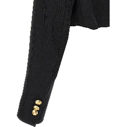 Black Polyester Blazer