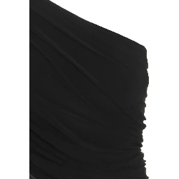 Black Polyamide Tank Tops