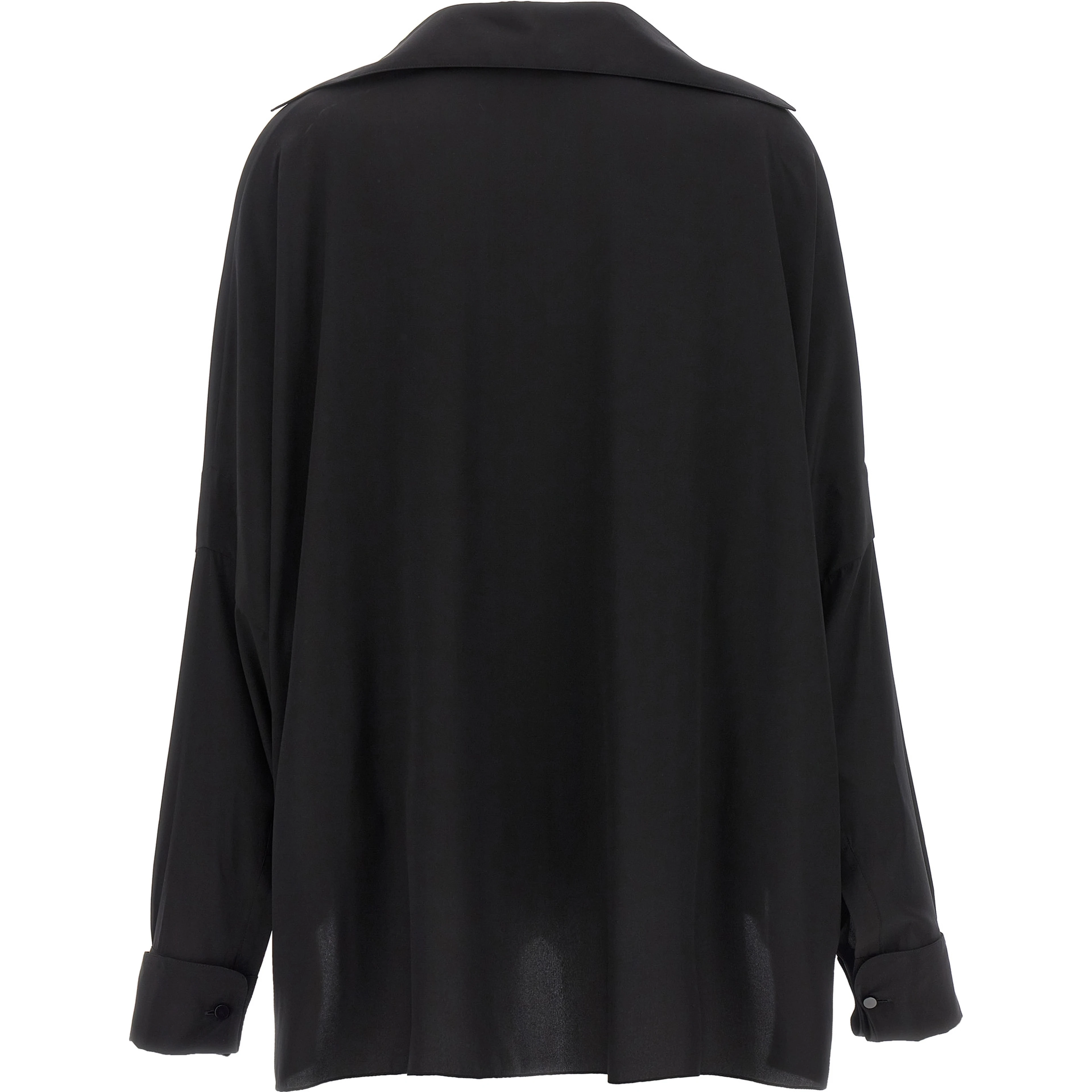Black Silk Blouse