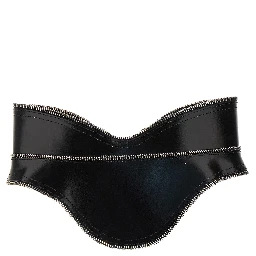 Black Leather Regular Belt