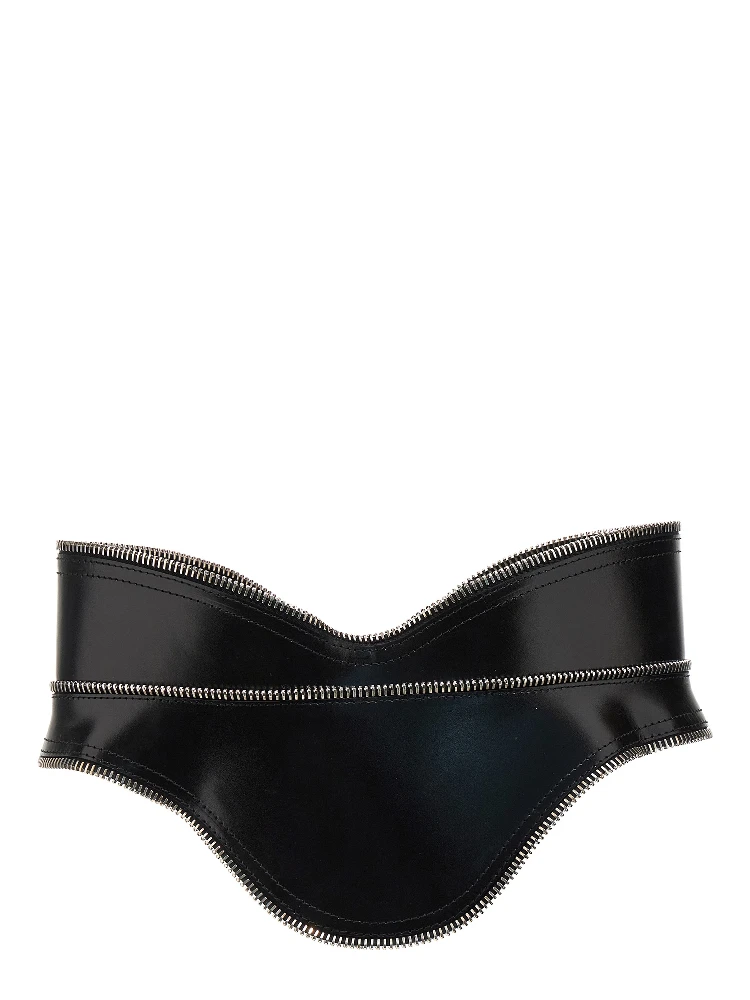 Black Leather Regular Belt