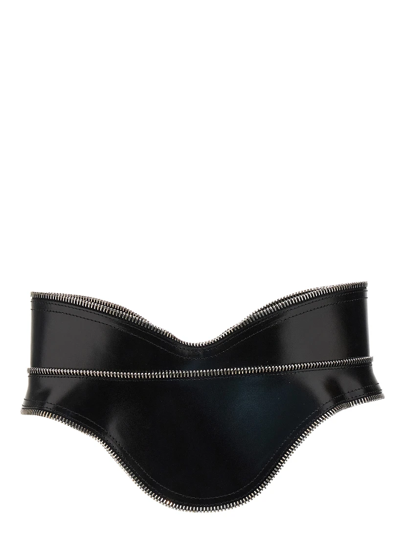 Black Leather Regular Belt