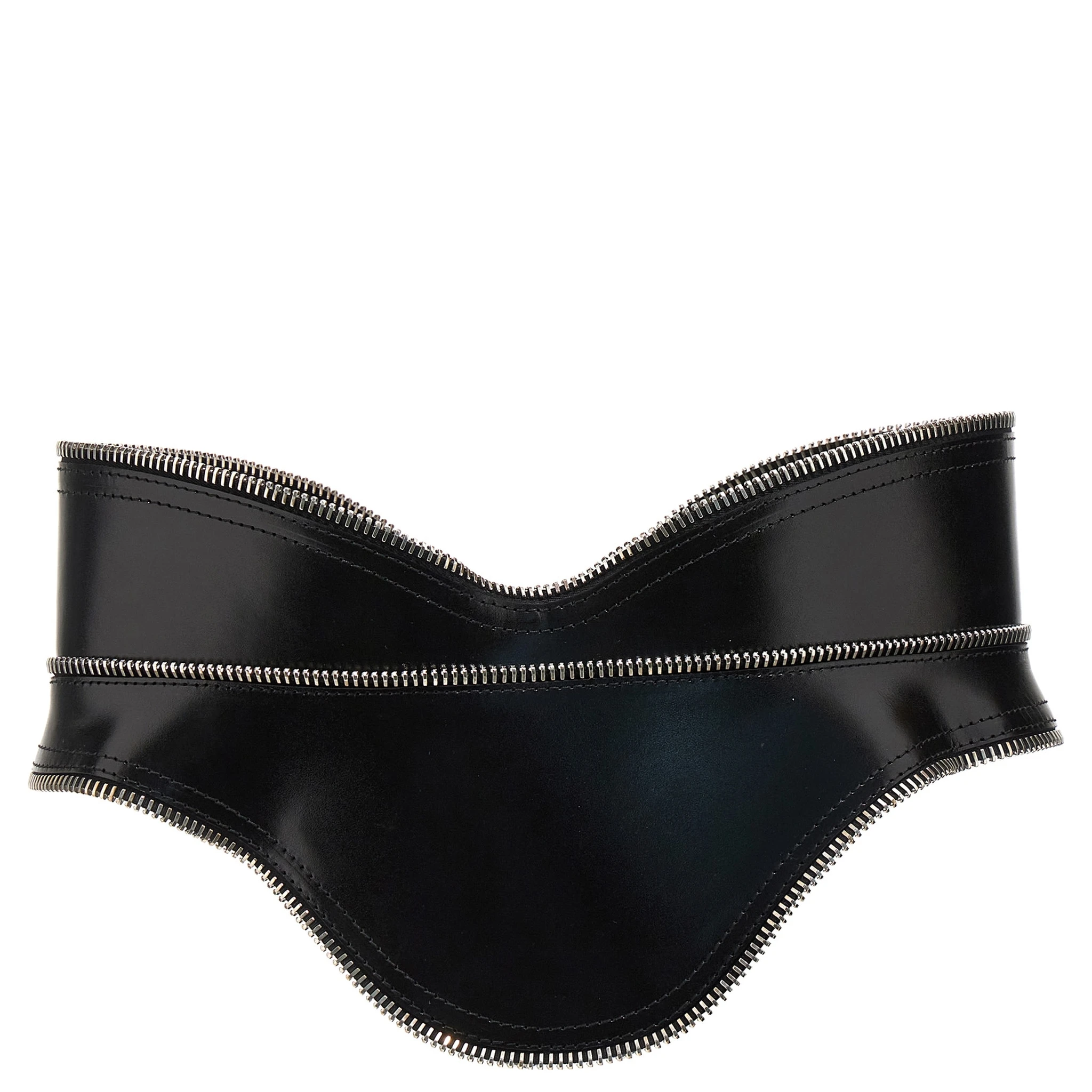 Black Leather Regular Belt