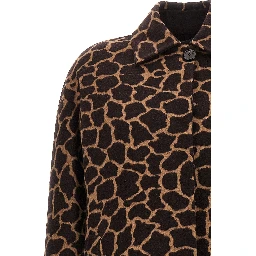 Brown Virgin Wool Coat