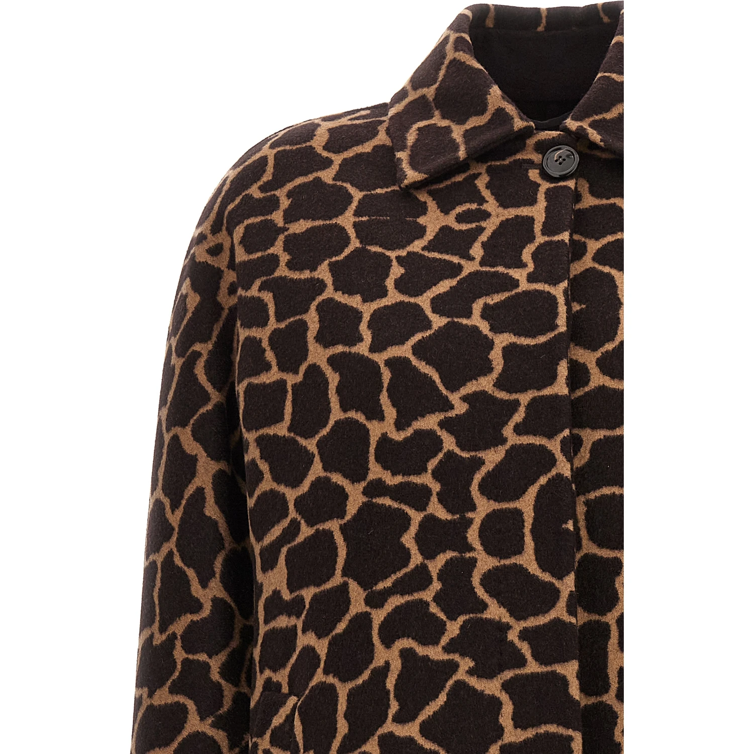 Brown Virgin Wool Coat