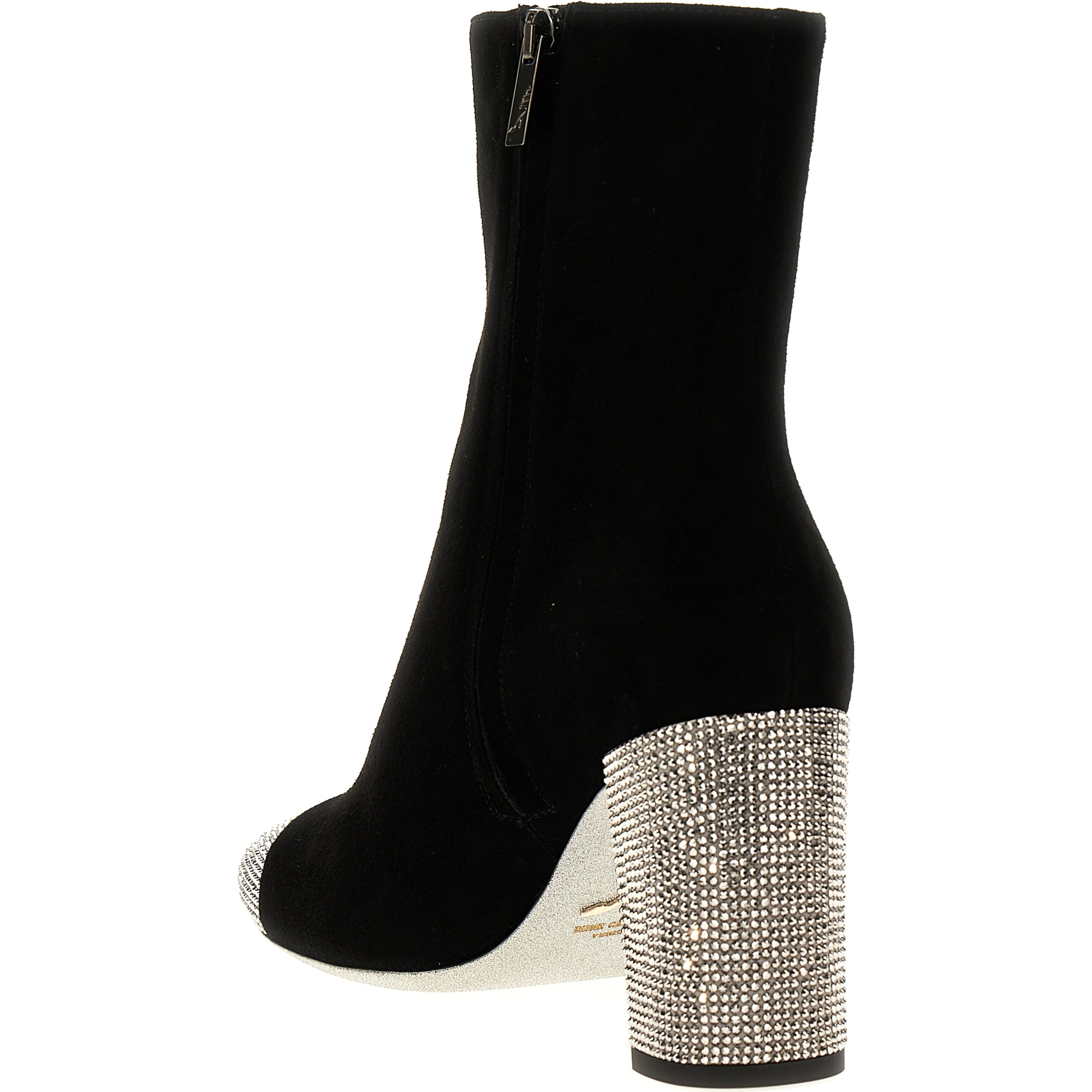 Black Leather Ankle Boots