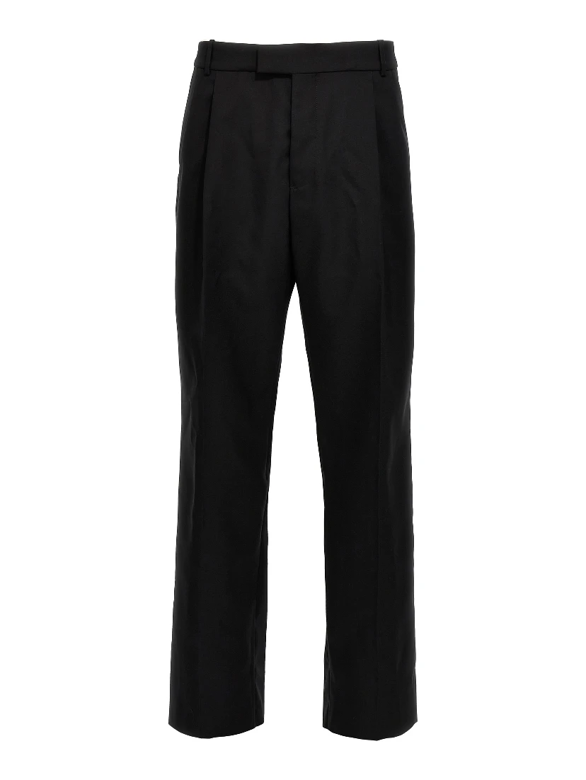 بنطال رسمي من الصوف الأسود