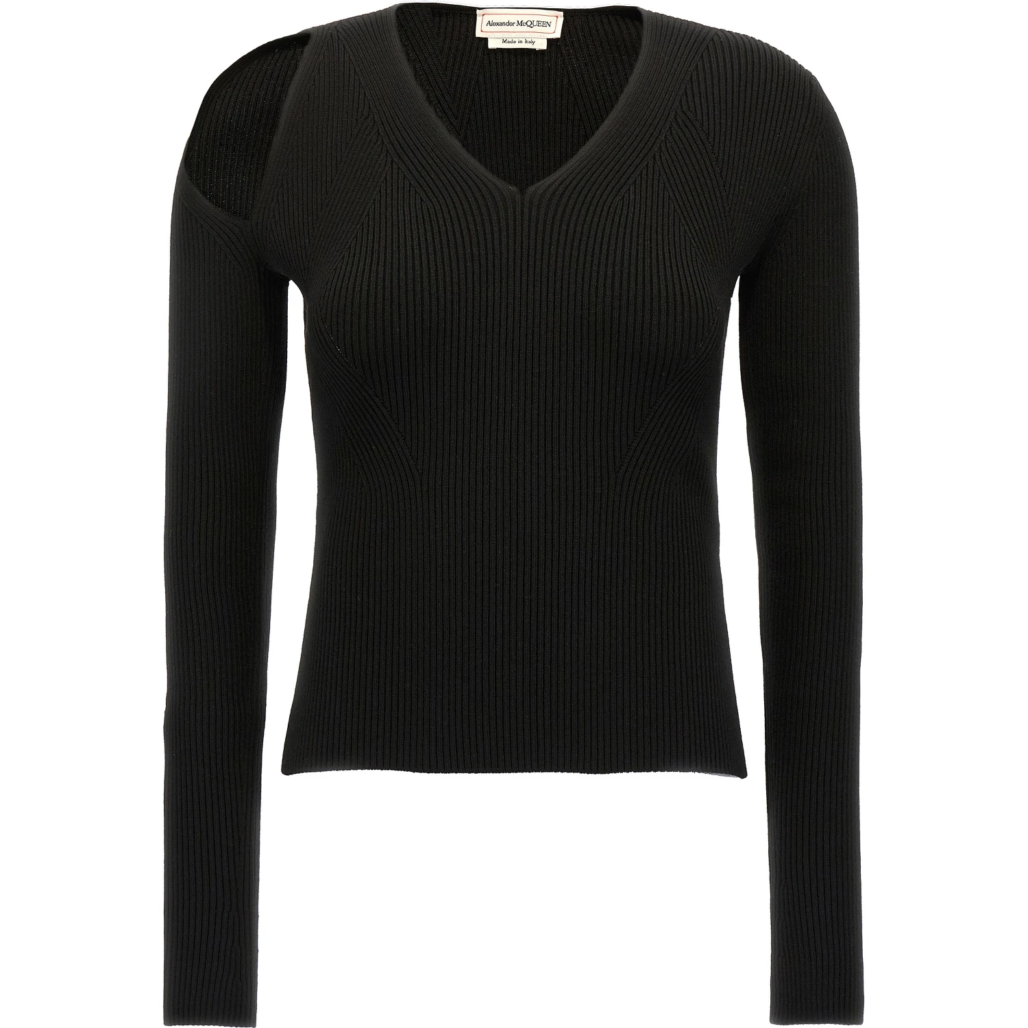 Black Wool Cardigan