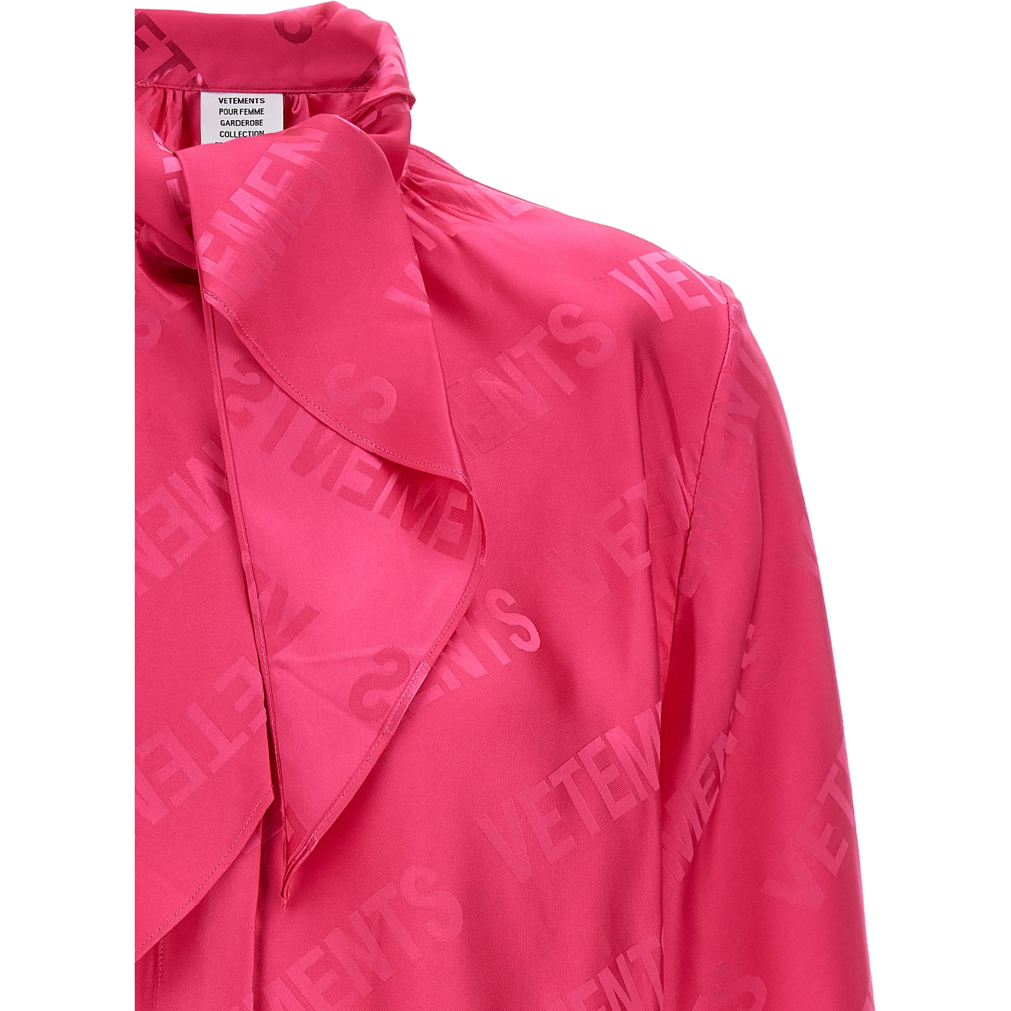 Fuchsia Viscose Blouse