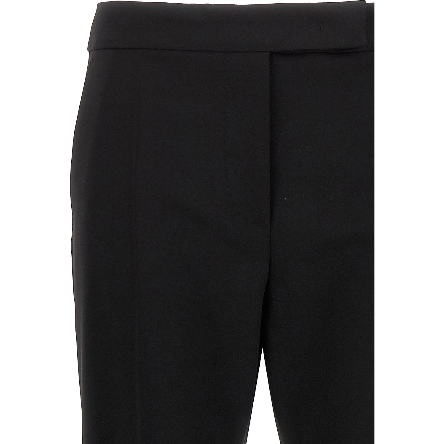 Black Virgin Wool Dress Pants