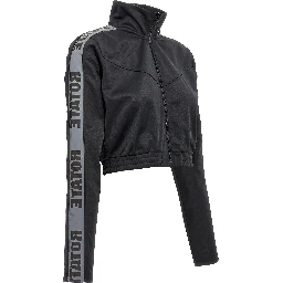 Black Polyester Sweatshirt