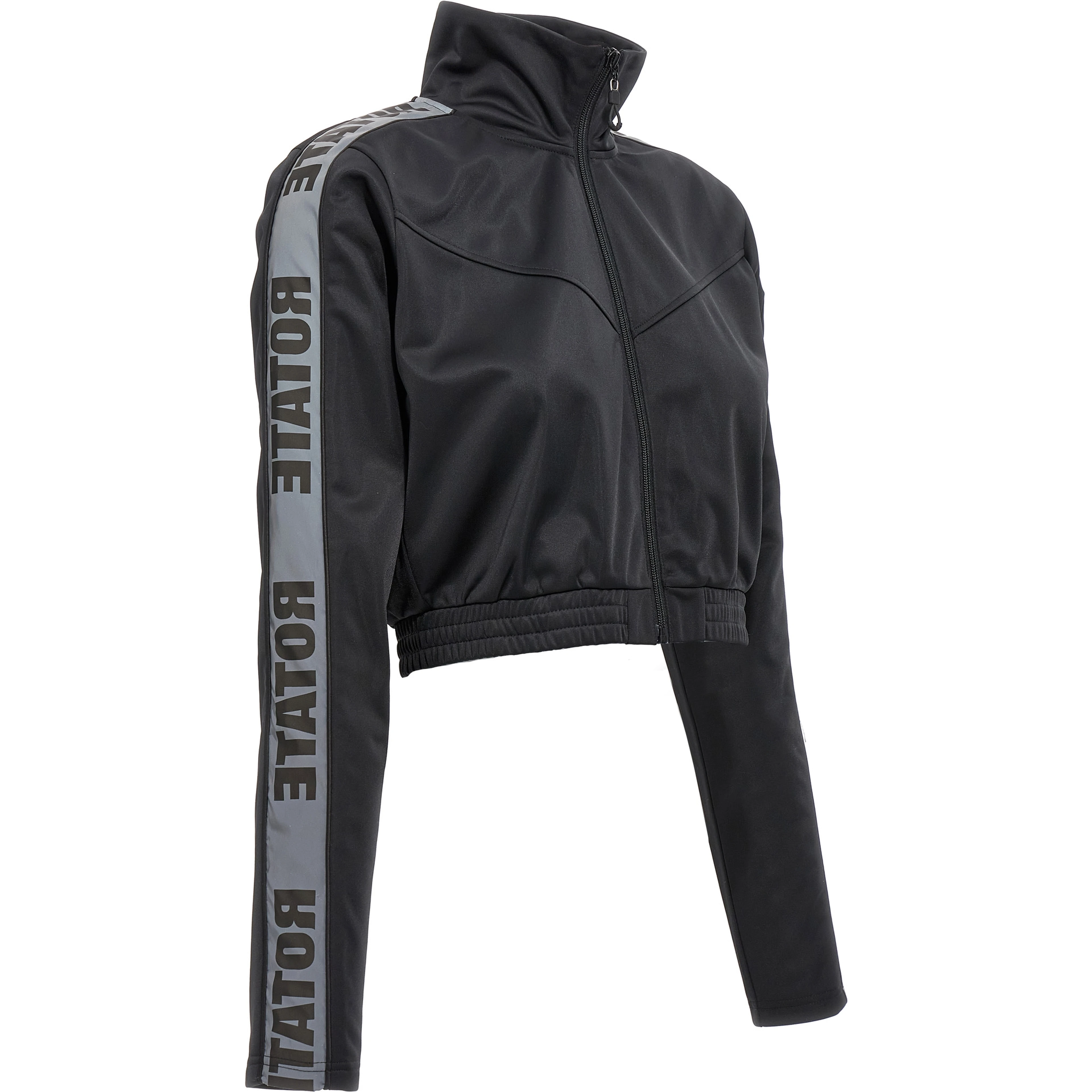 Black Polyester Sweatshirt