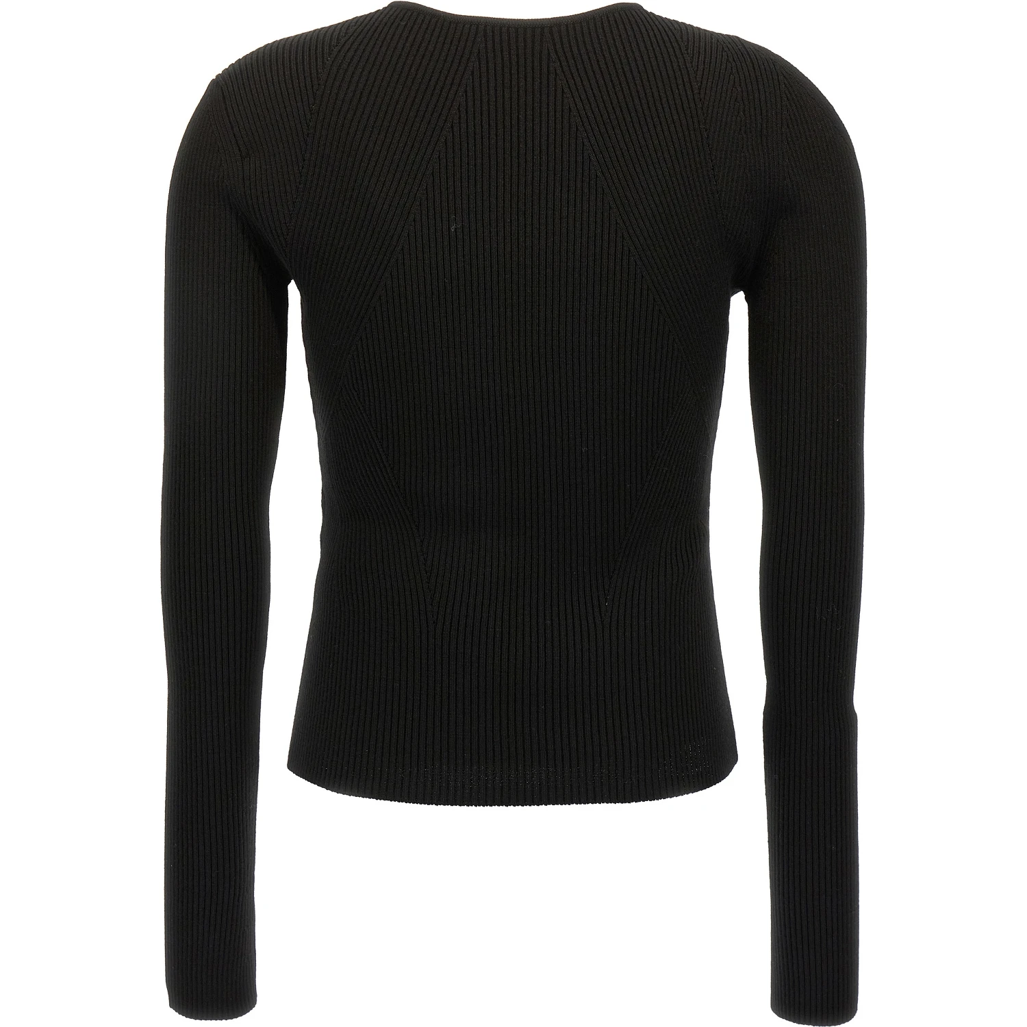 Black Wool Cardigan