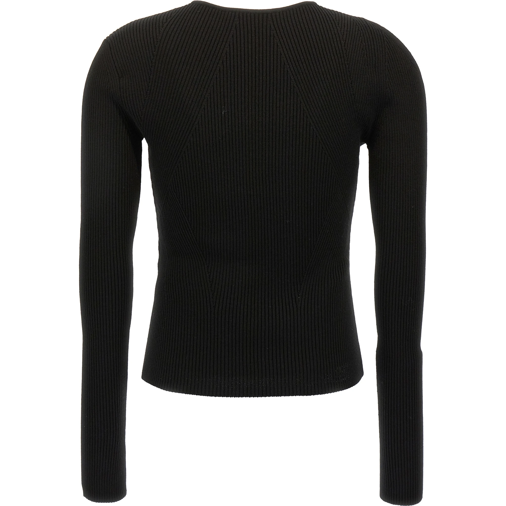 Black Wool Cardigan