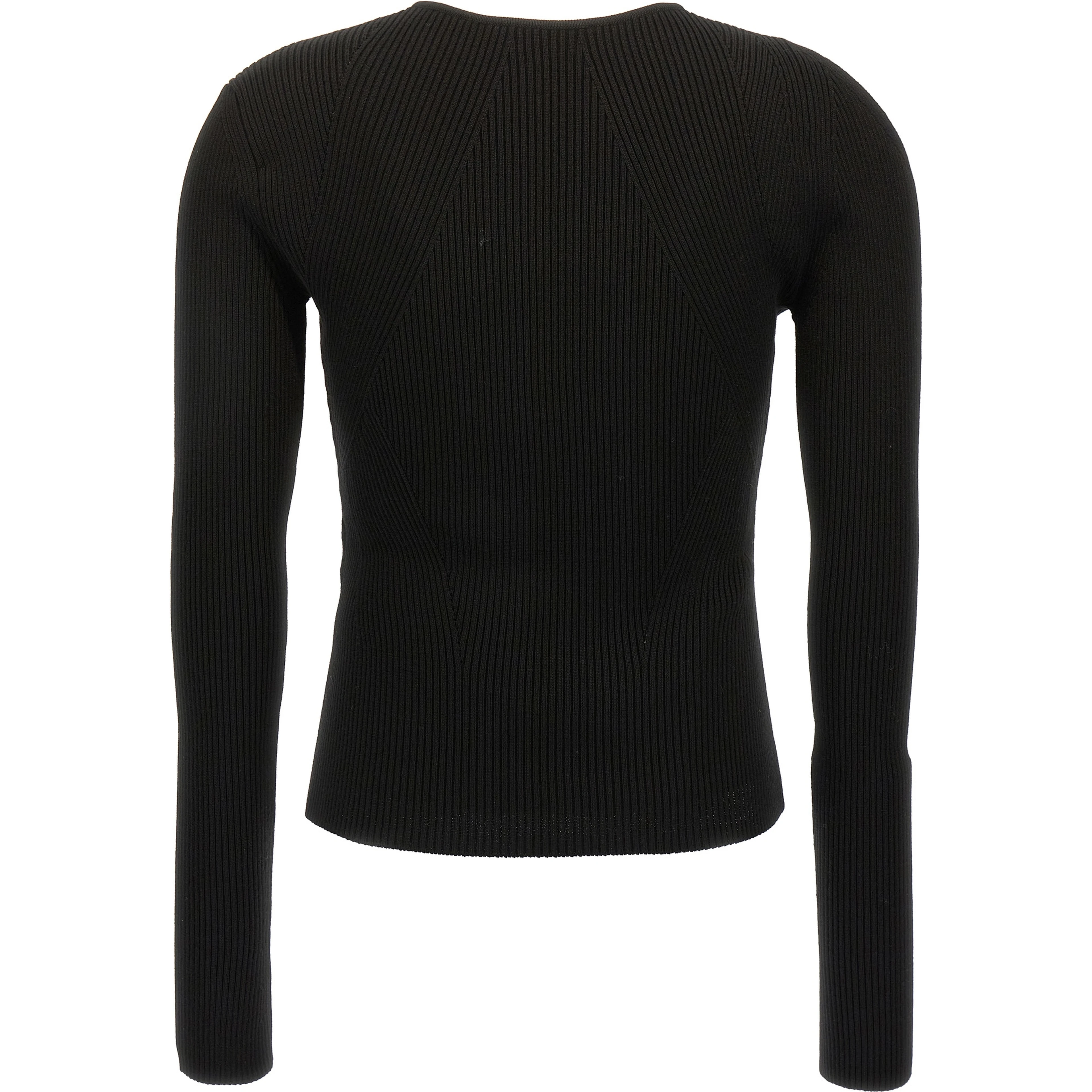 Black Wool Cardigan