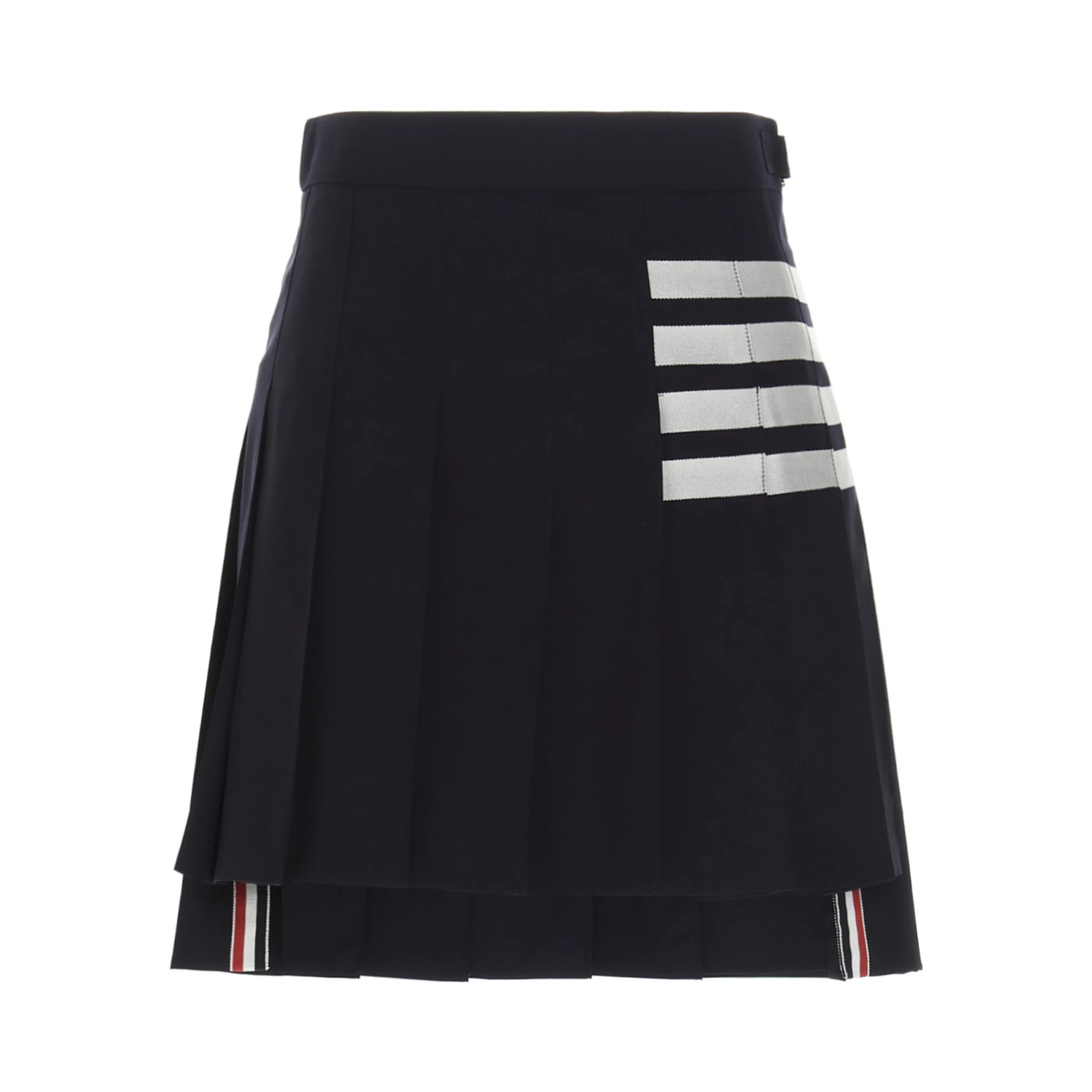 Blue Wool Long Skirt