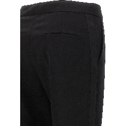 Black Virgin Wool Dress Pants