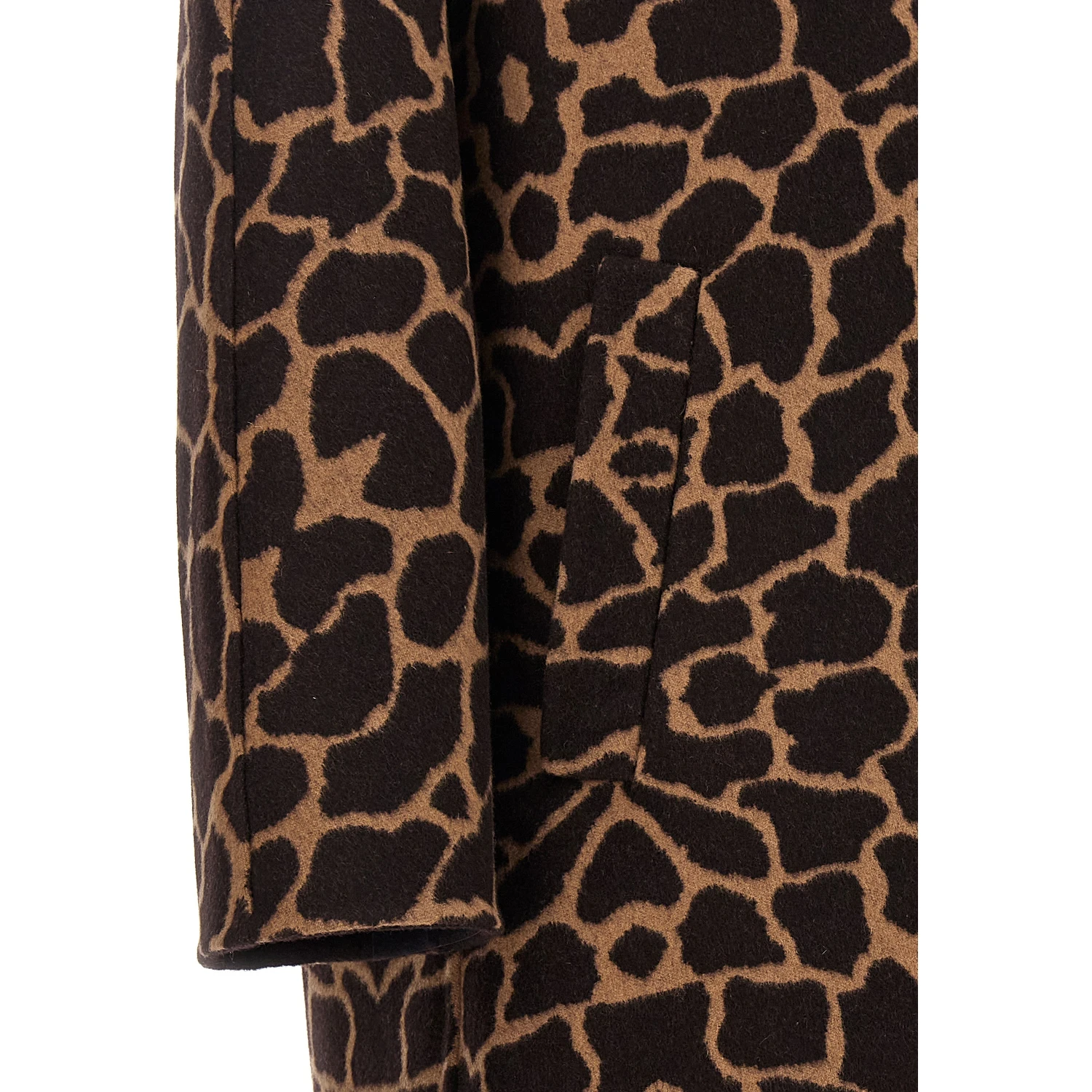 Brown Virgin Wool Coat