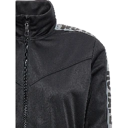 Black Polyester Sweatshirt