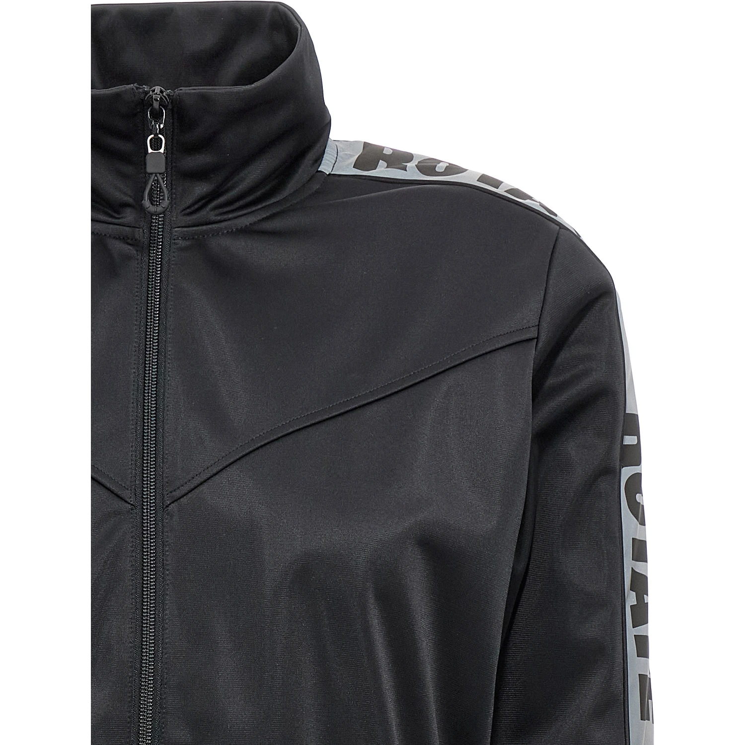 Black Polyester Sweatshirt