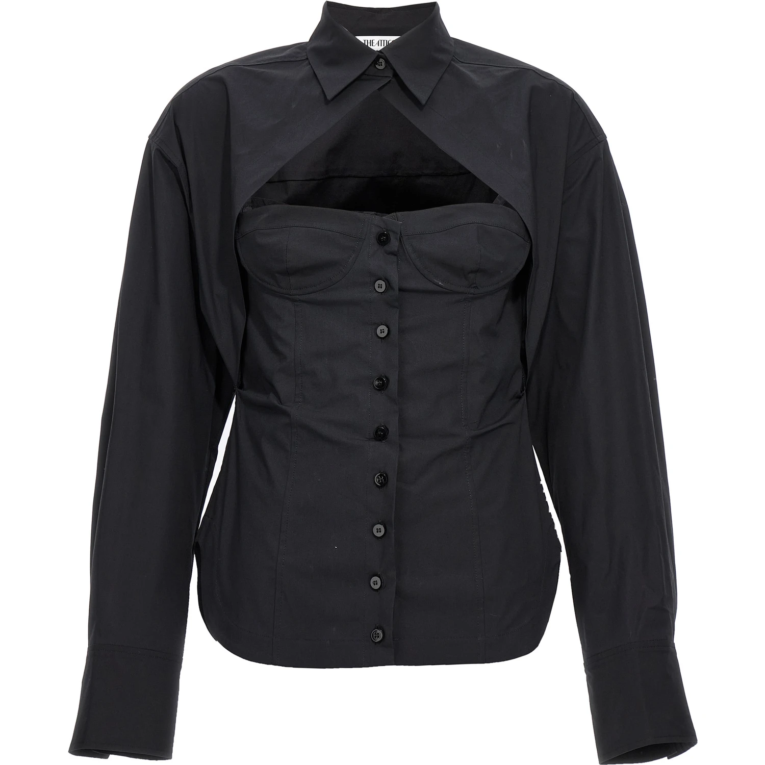 Black Cotton Blouse
