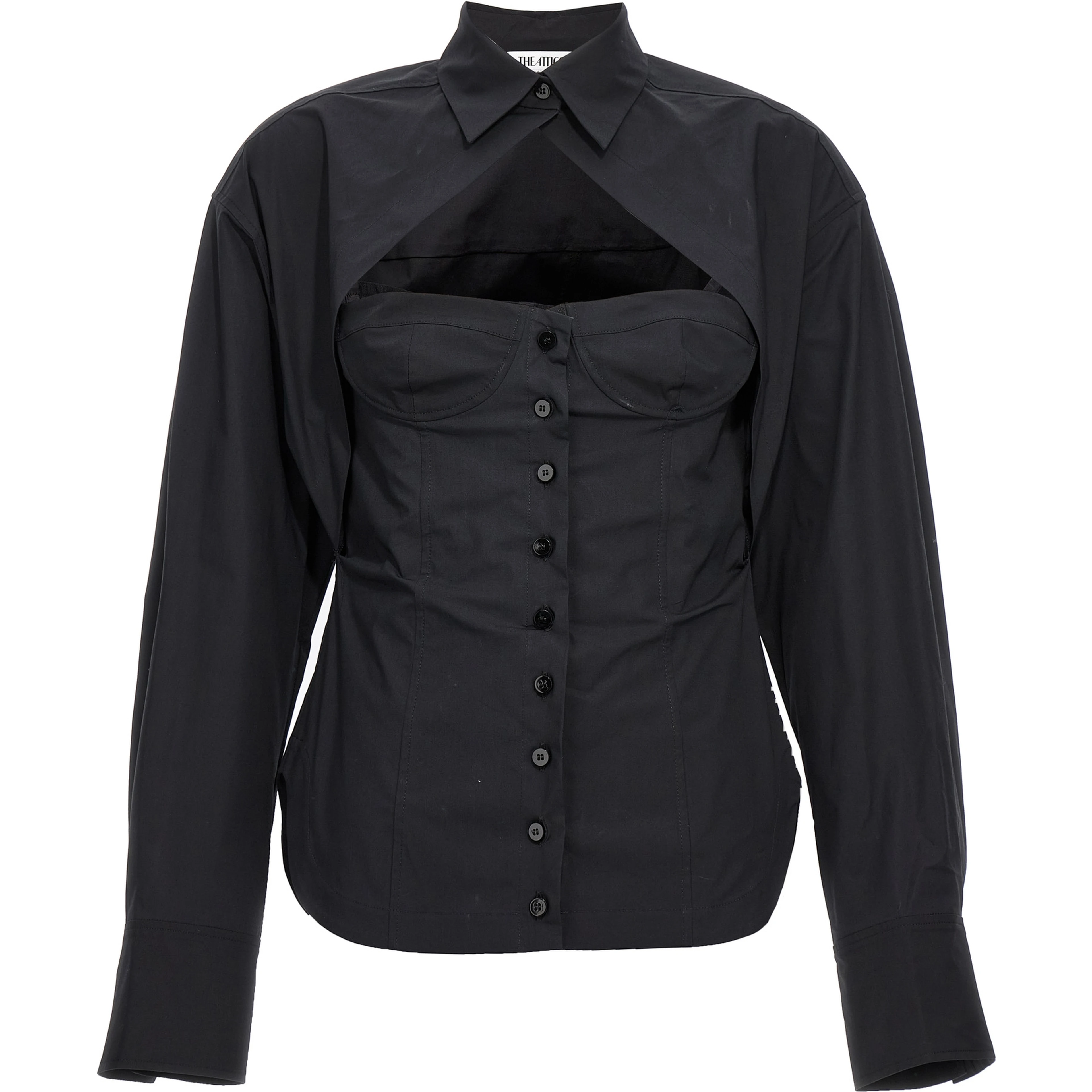 Black Cotton Blouse