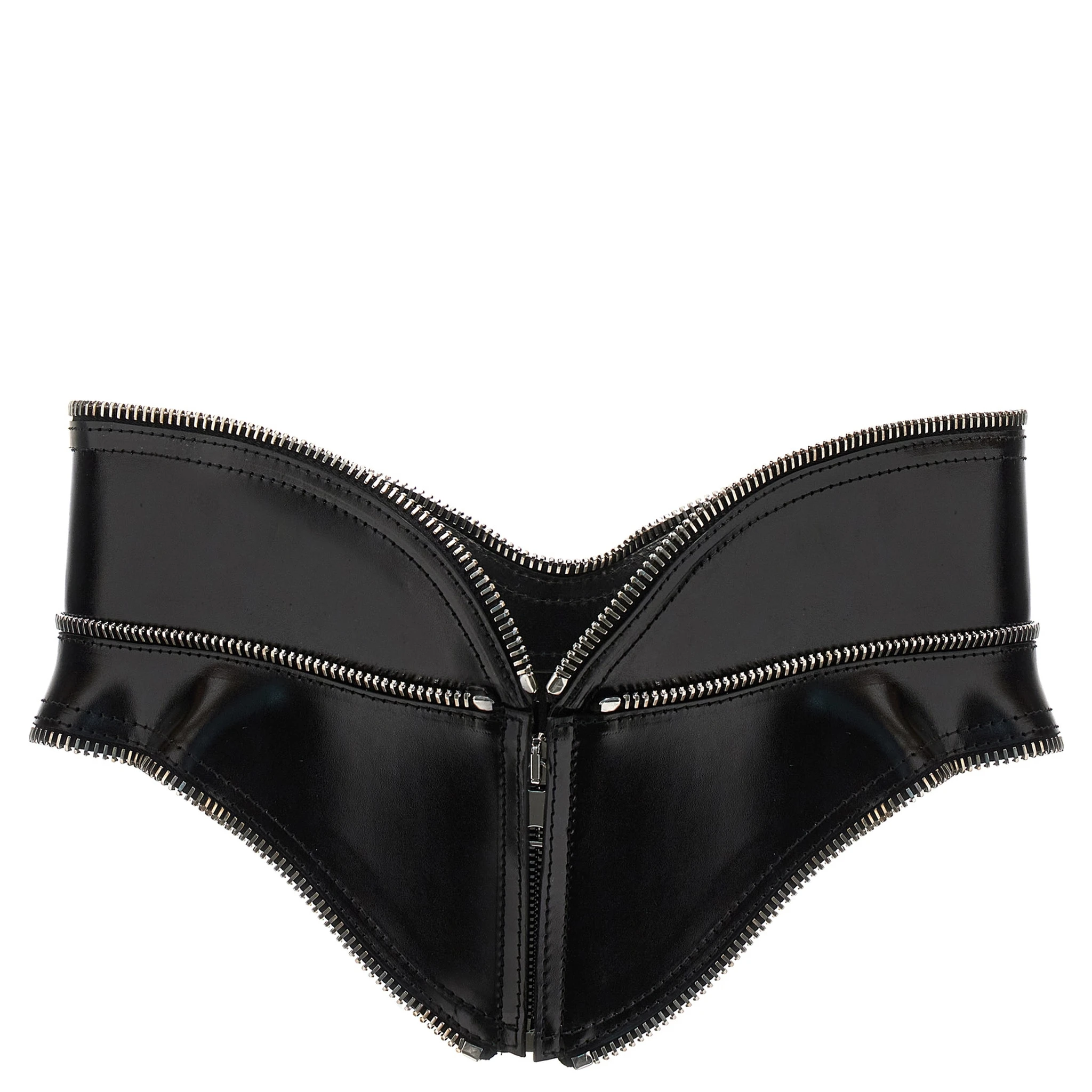 Black Leather Regular Belt