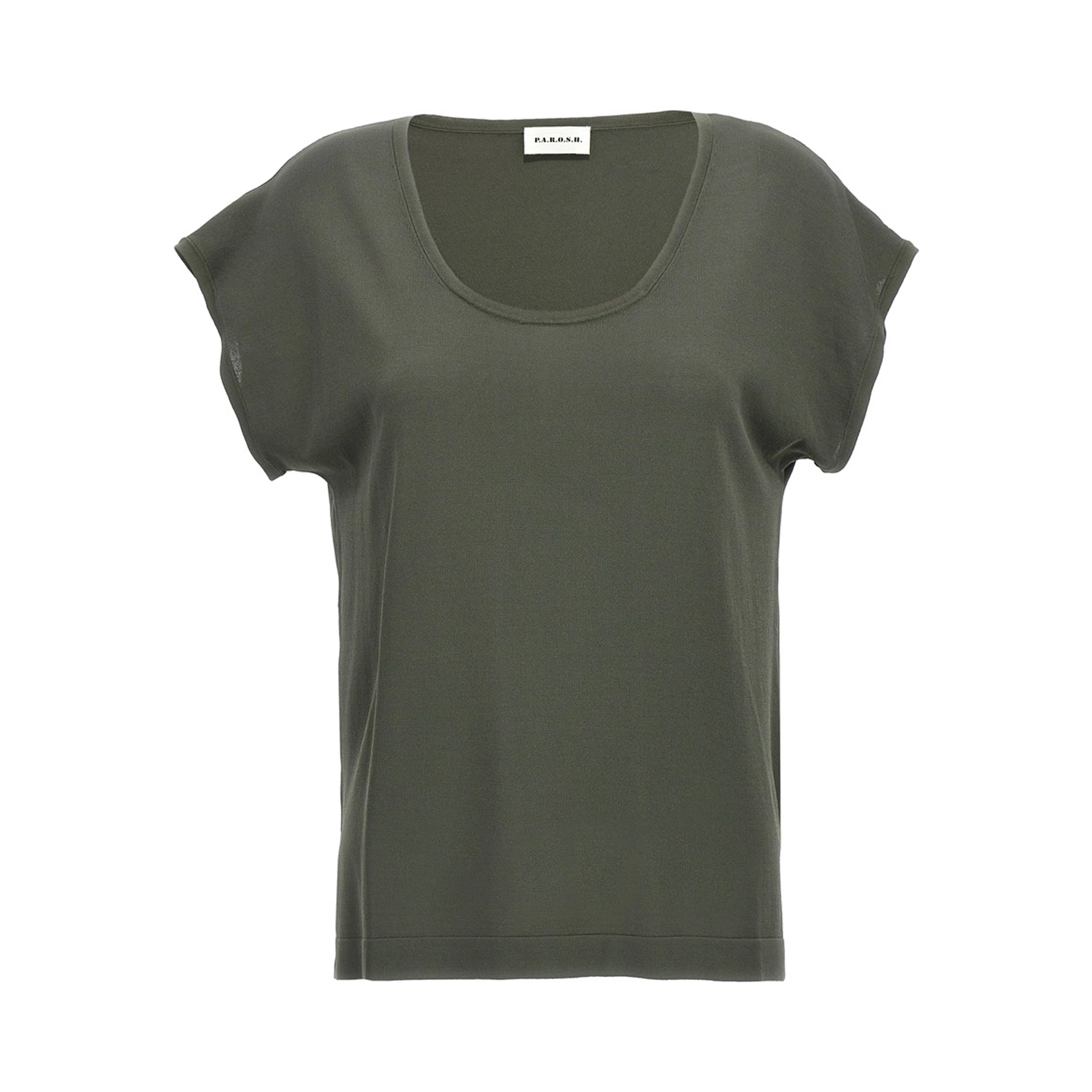 Bicolor Viscose T-Shirt