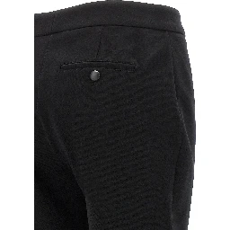 Black Elastane Skinny Pants