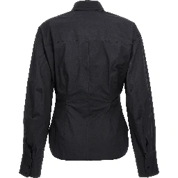 Black Cotton Blouse