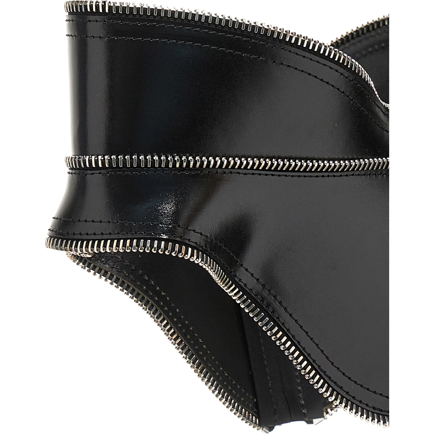 Black Leather Regular Belt