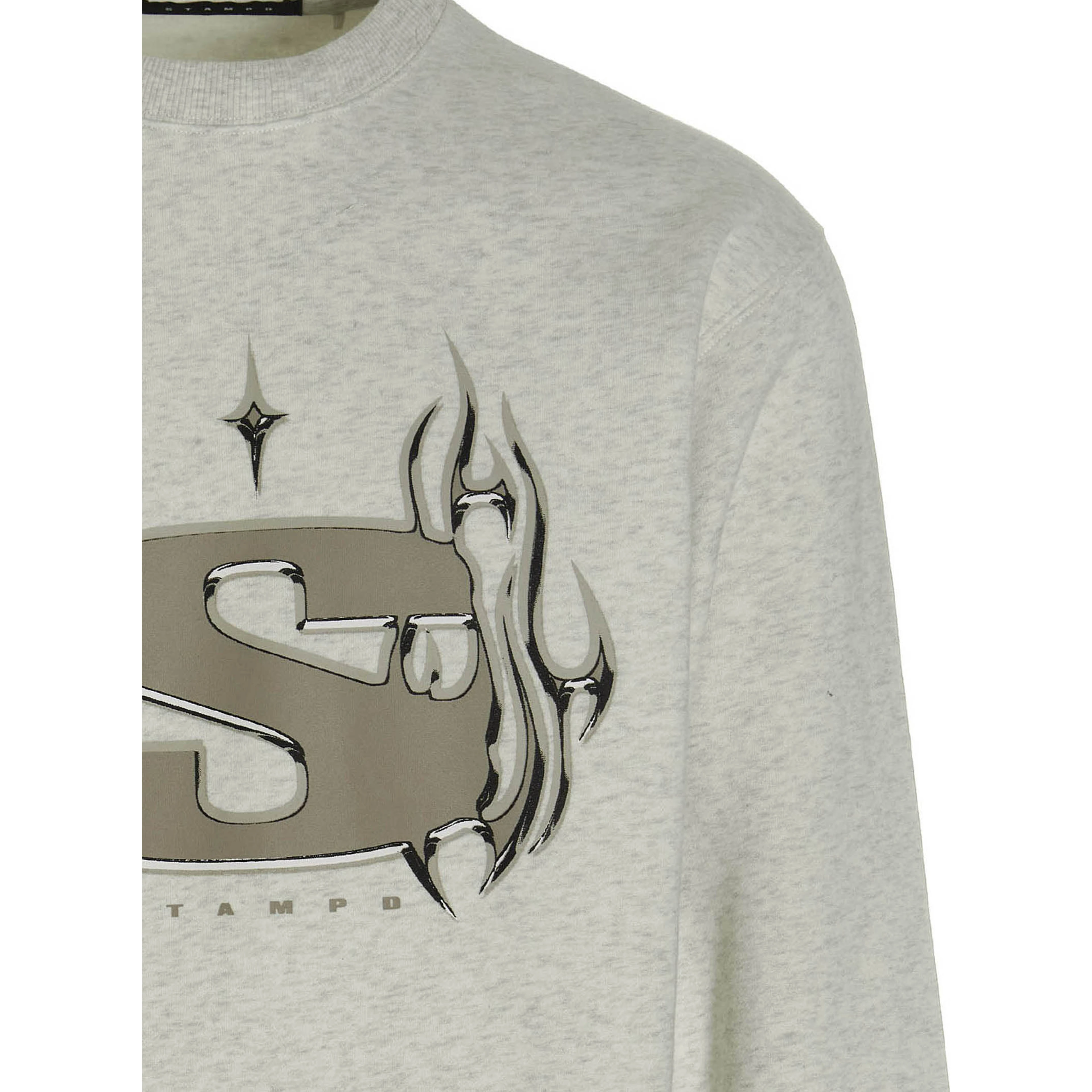 Gray Cotton Sweatshirt