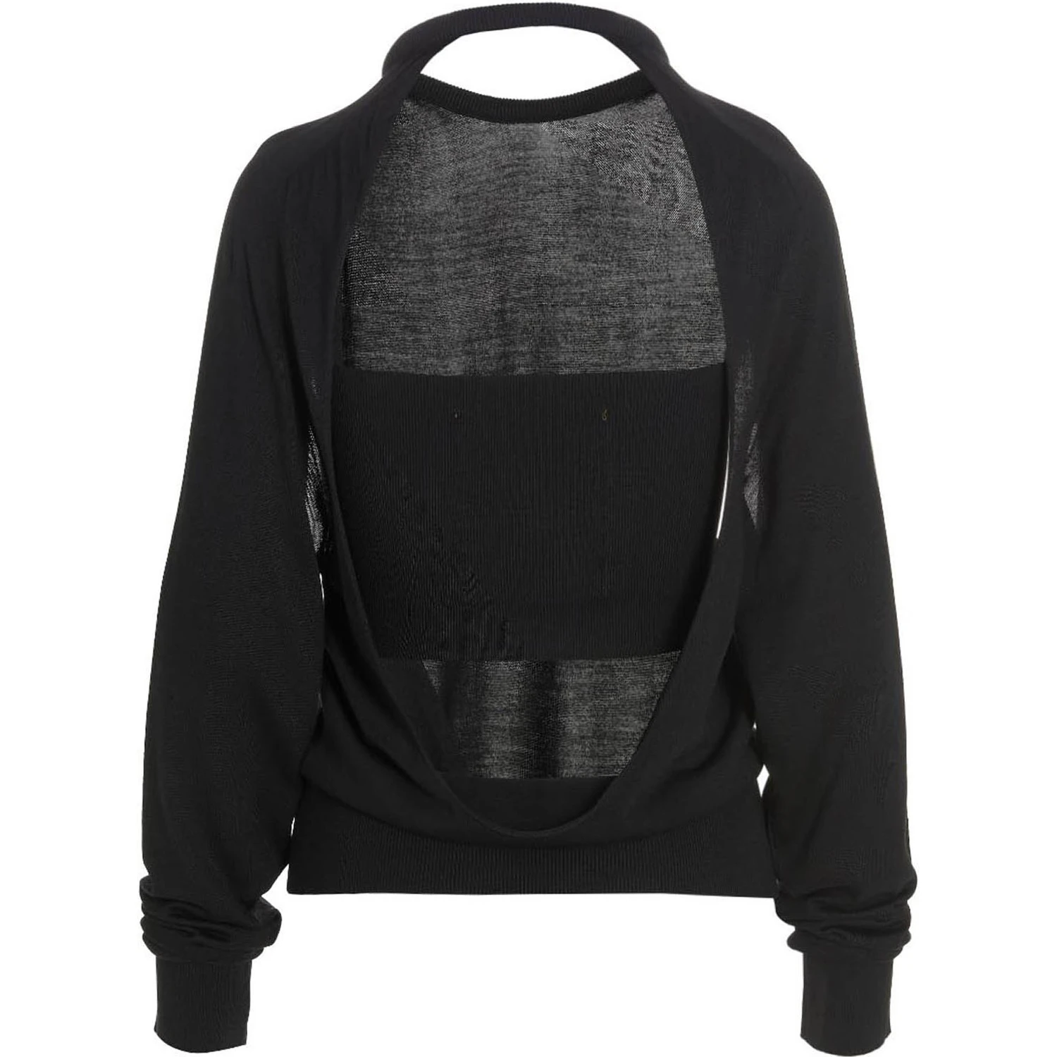 Black Silk Cardigan