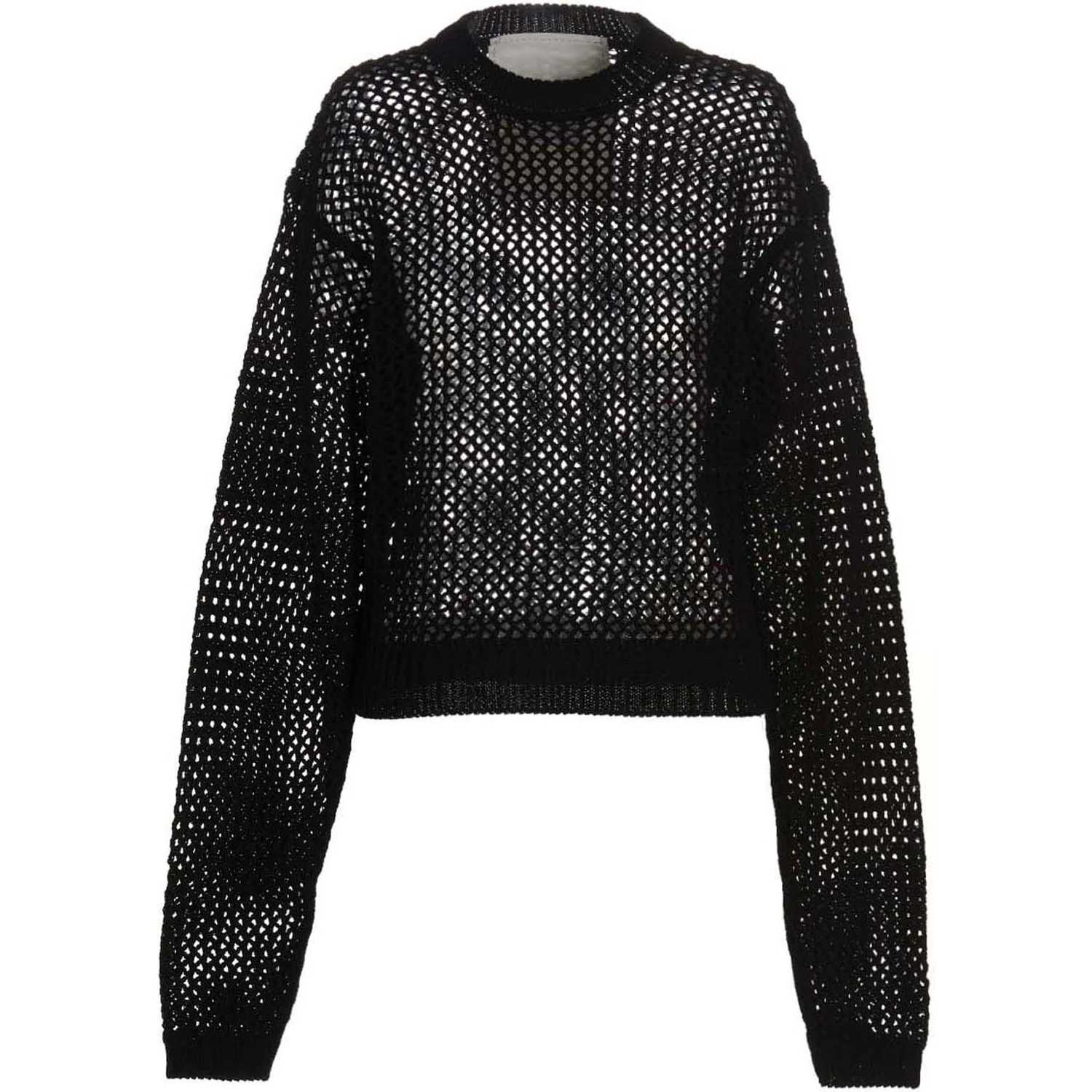 Black Cotton Cardigan