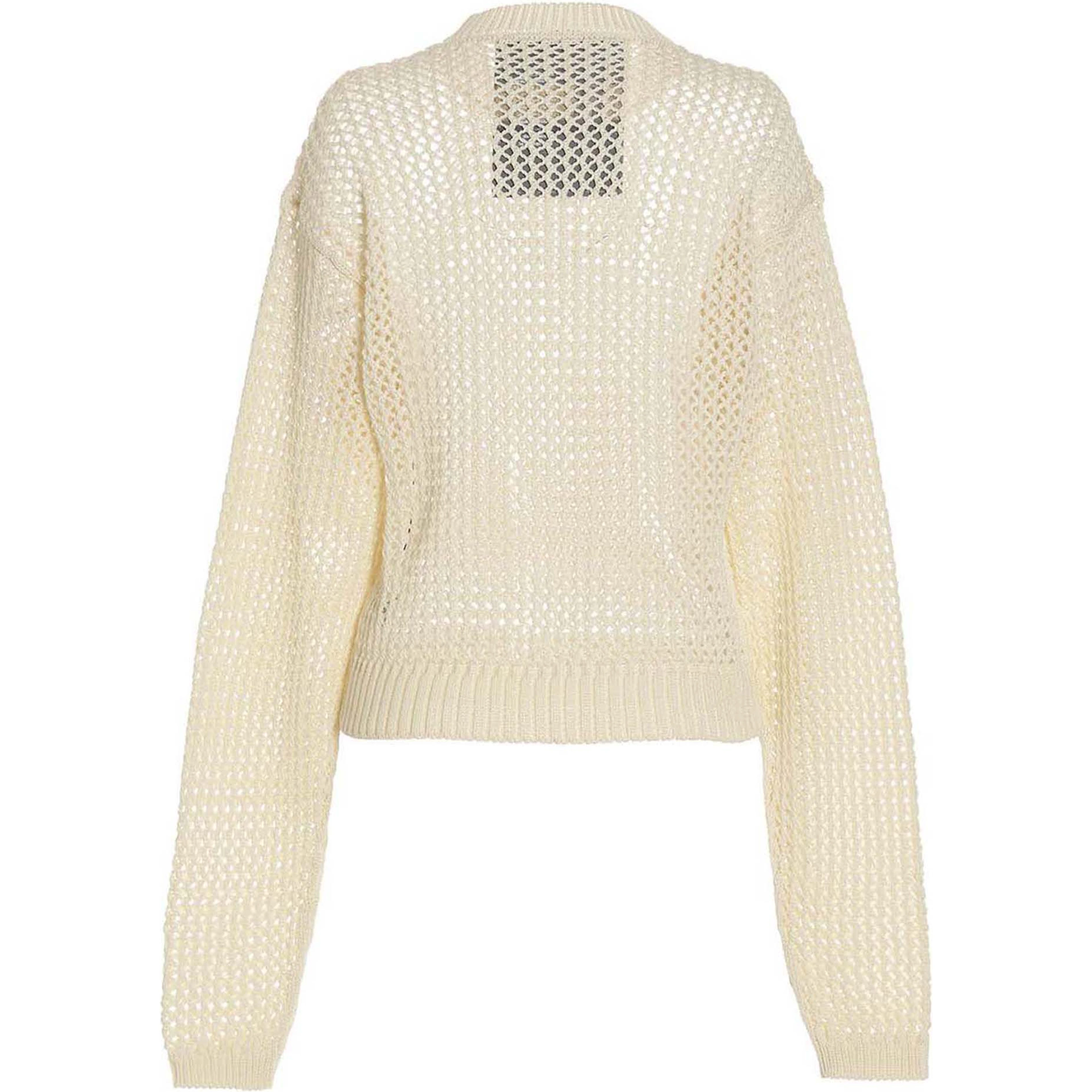 White Cotton Cardigan