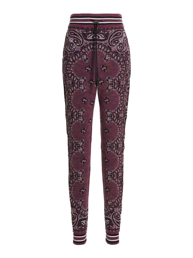Purple Cotton Joggers (Workout Pants)