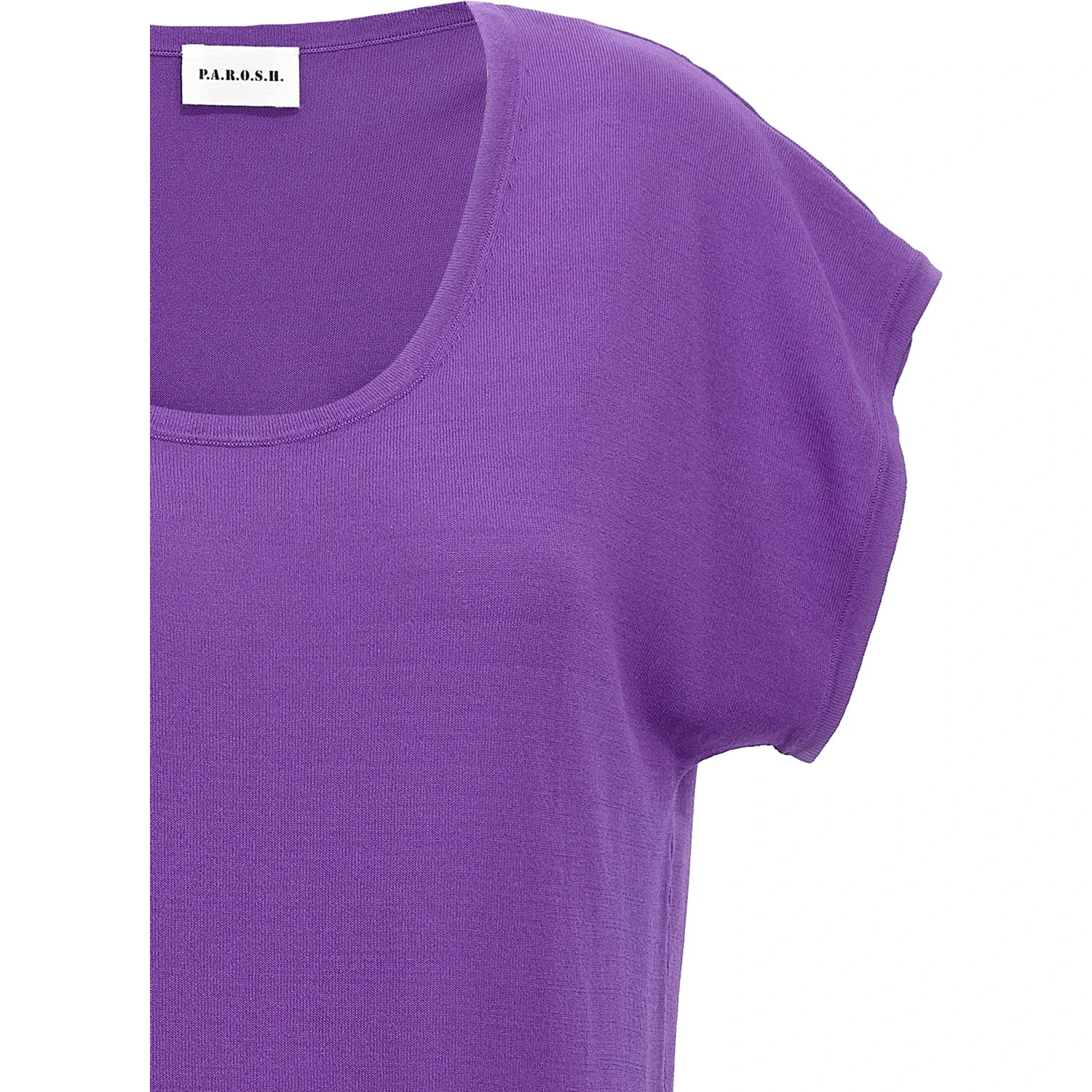 Purple Viscose T-Shirt