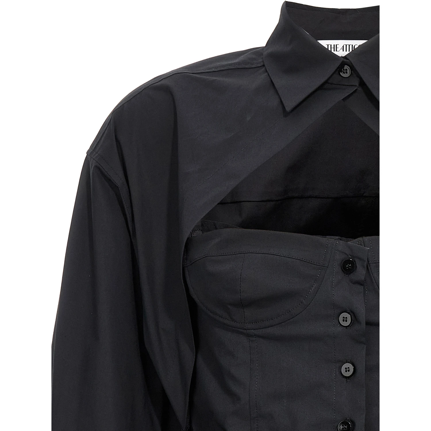 Black Cotton Blouse