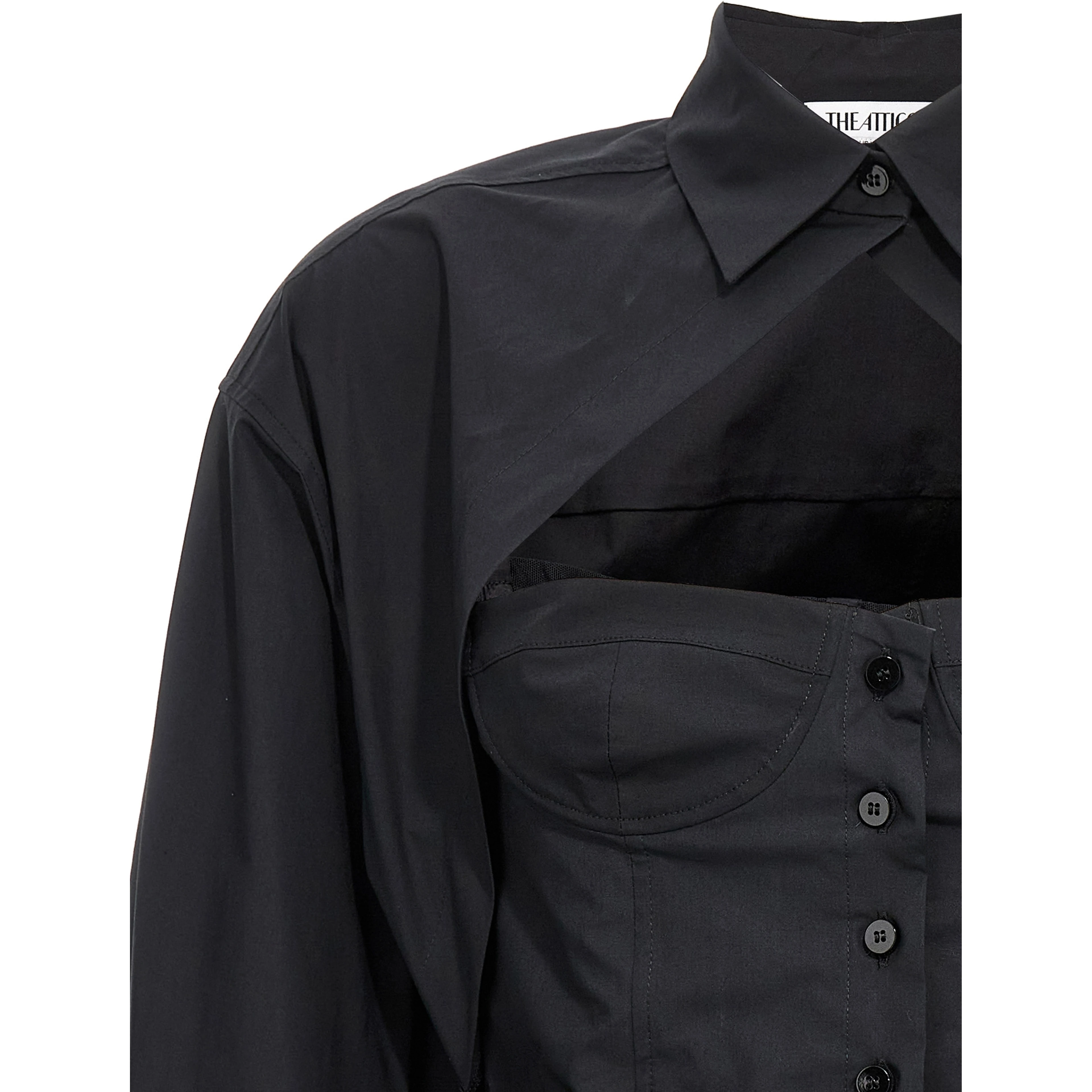 Black Cotton Blouse
