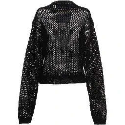 Black Cotton Cardigan