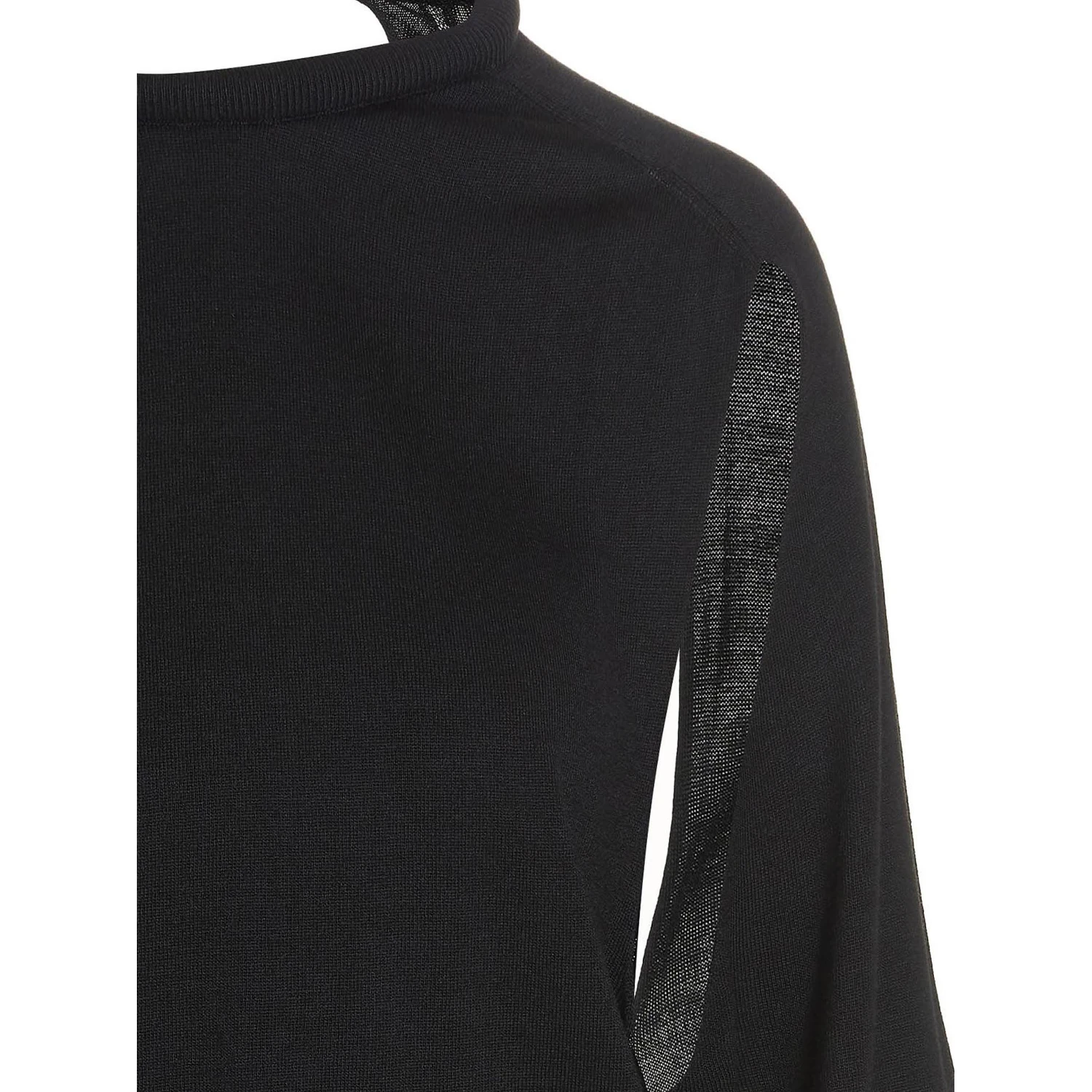 Black Silk Cardigan