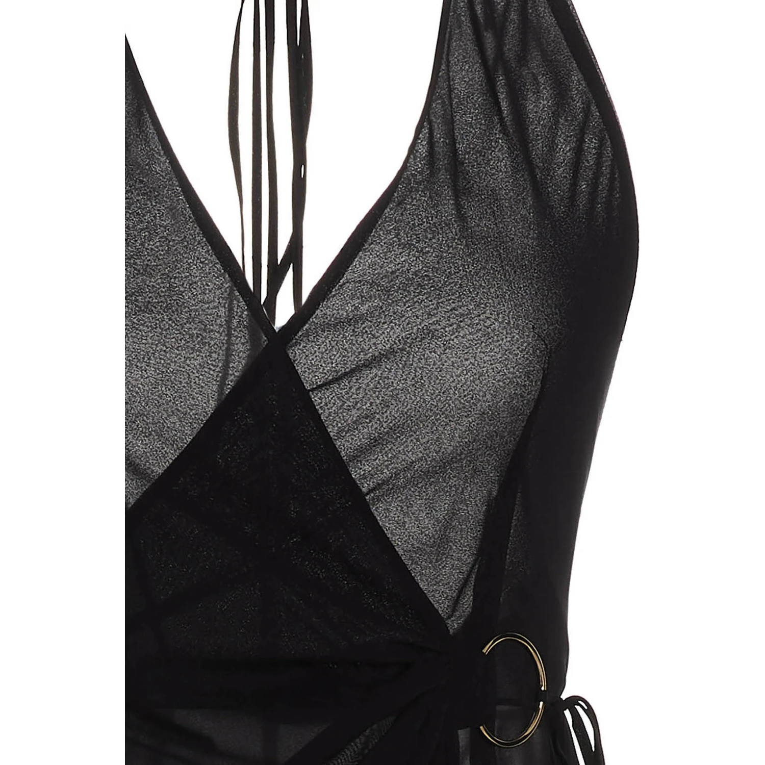 Black Silk Long Dress