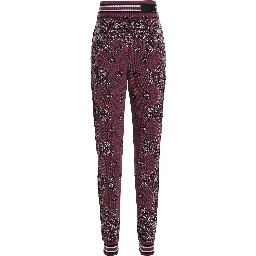 Purple Cotton Joggers (Workout Pants)