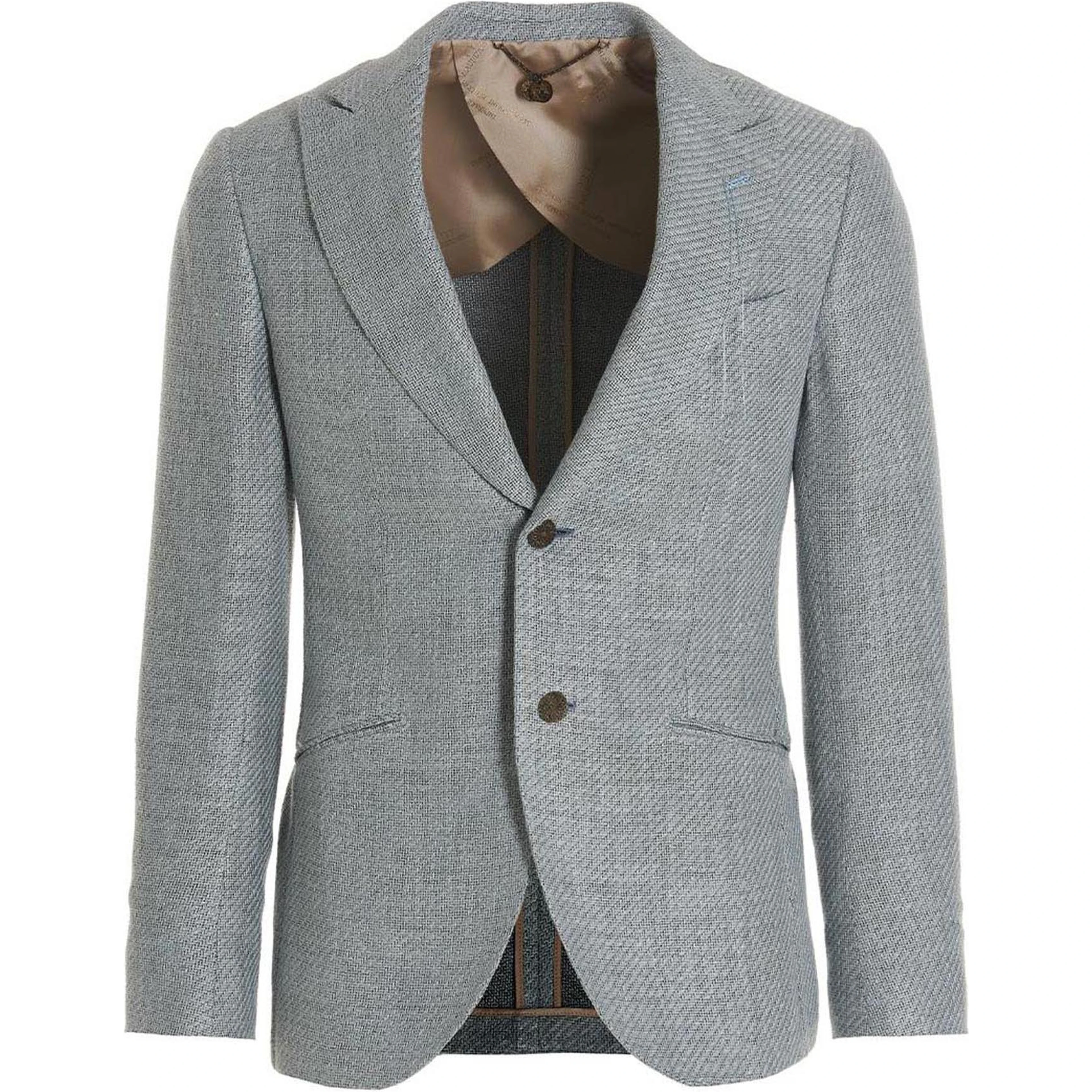 Blue Silk Blazer