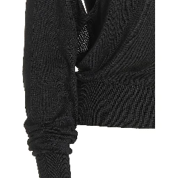 Black Silk Cardigan