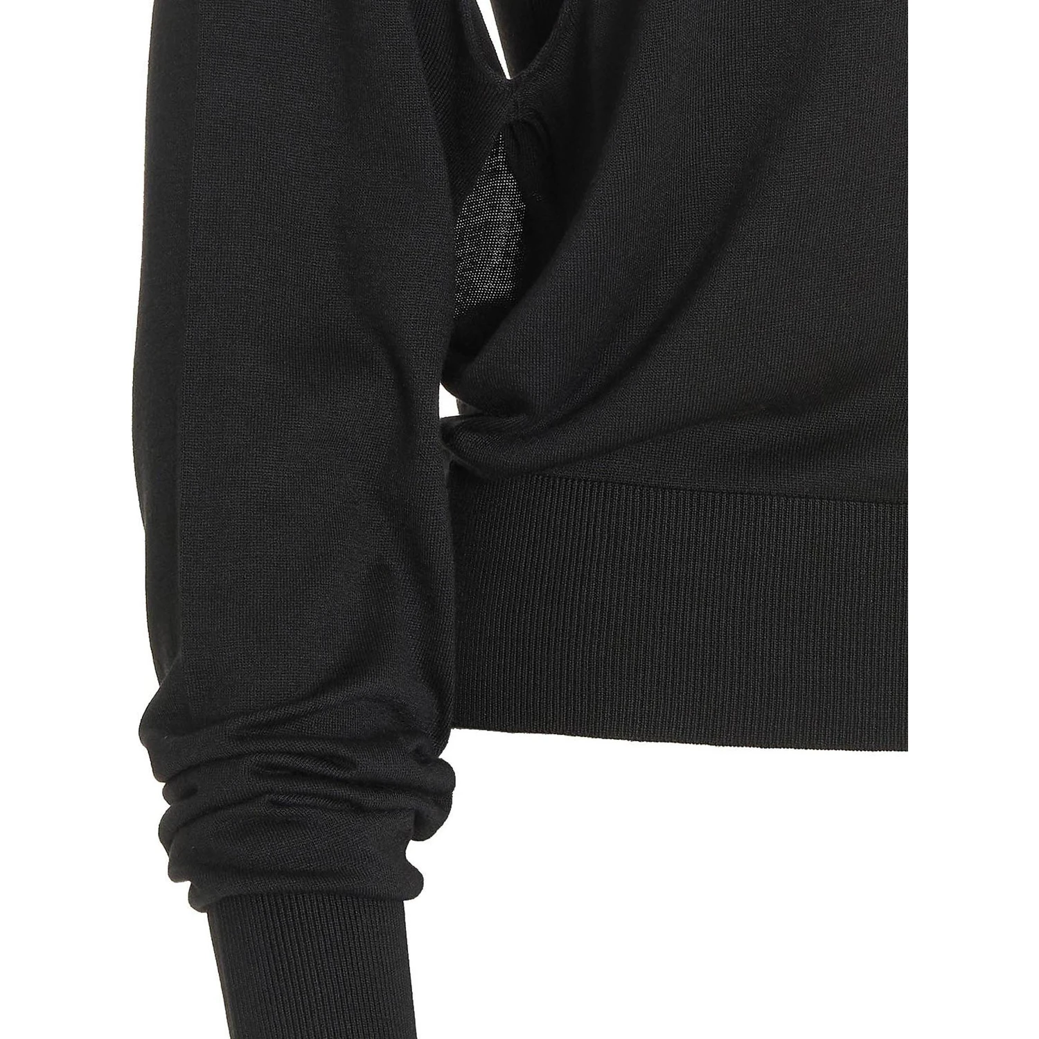 Black Silk Cardigan